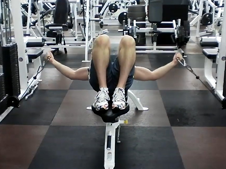 Flat Bench Crossover Flys Cable Image
