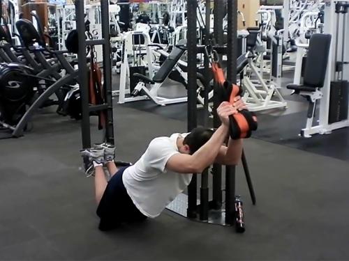 Upper discount ab stretches