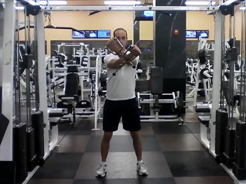 Lower chest machine online workout