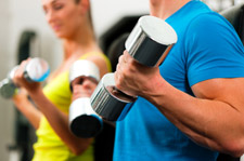 Working Out at the Gym Image Working Out at the Gym Image