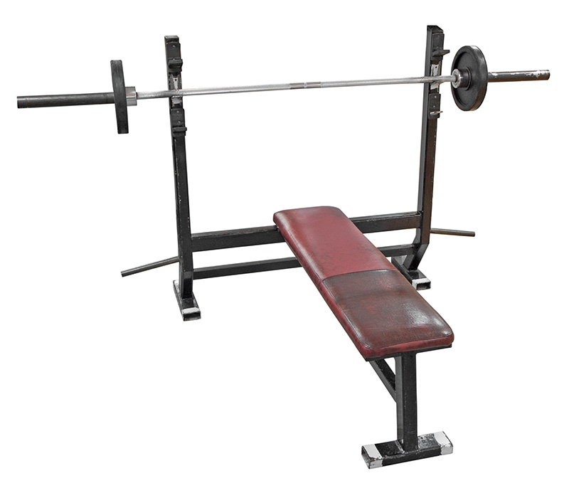Stationary Style Weight Bench Image